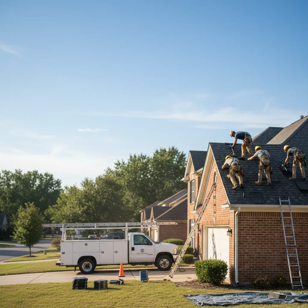 Roof Repair in Leonard